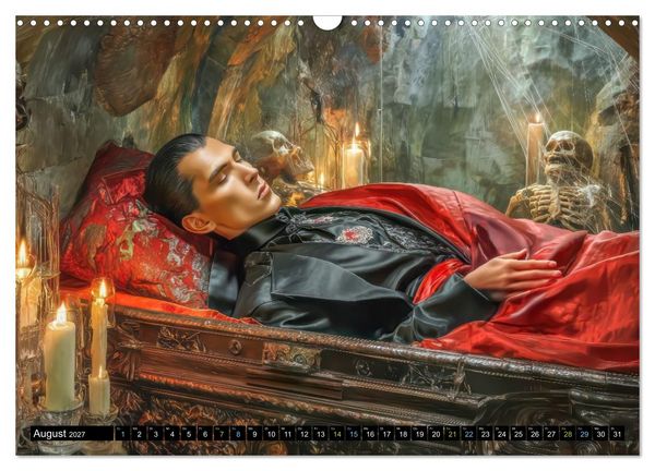 Produktbild: Vampire - Blutdurstige Nachtgestalten (Wandkalender 2027 DIN A3 quer), CALVENDO Monatskalender