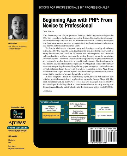 Produktbild: Beginning Ajax with PHP