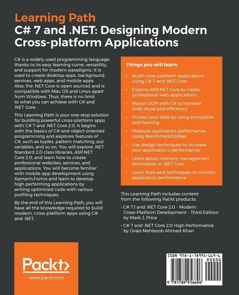 Produktbild: C# 7 and .NET