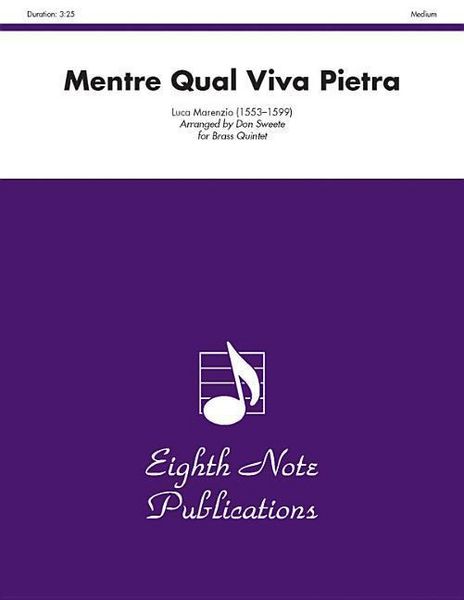 Produktbild: Marenzio, L: Mentre Qual Viva Pietra