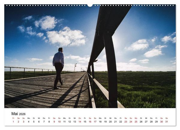 Produktbild: Sankt Peter-Ording. Licht, Schatten und Natur (hochwertiger Premium Wandkalender 2026 DIN A2 quer), Kunstdruck in Hochglanz