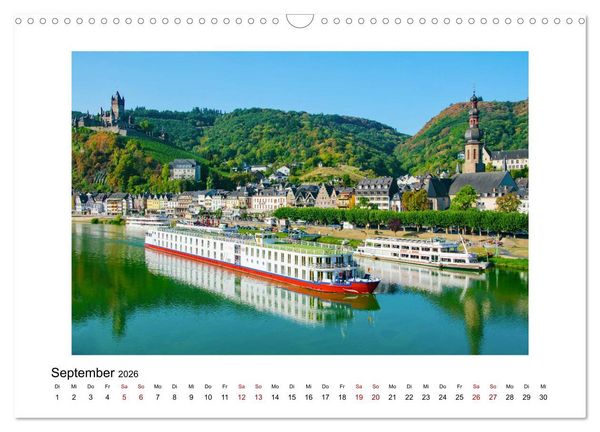 Produktbild: Cochem - an der Mosel (Wandkalender 2026 DIN A3 quer), CALVENDO Monatskalender