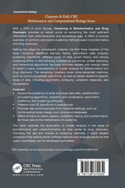 Produktbild: Clustering in Bioinformatics and Drug Discovery