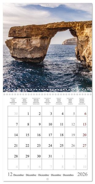 Produktbild: Europe's finest travel spots - Island Edition (Wall Calendar 2026 12 &times; 12 Inch) CALVENDO 12 Month Wall Calendar