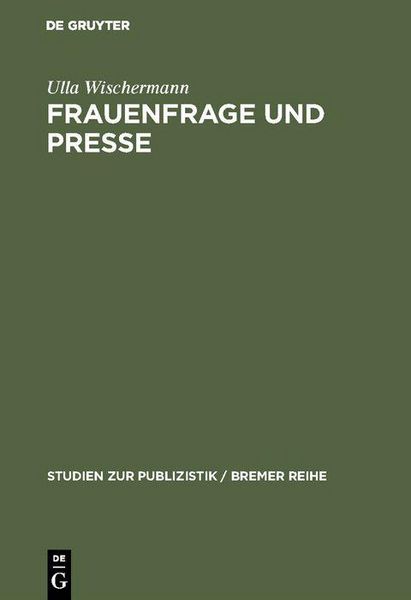 Produktbild: Frauenfrage und Presse