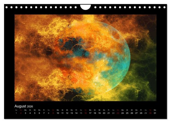 Produktbild: Magisches Universum (Wandkalender 2026 DIN A4 quer), CALVENDO Monatskalender