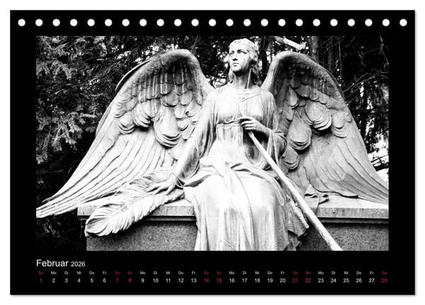 Produktbild: Die Engel von Melaten (Tischkalender 2026 DIN A5 quer), CALVENDO Monatskalender
