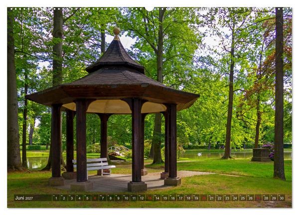 Produktbild: Barockgarten Zabeltitz (hochwertiger Premium Wandkalender 2027 DIN A2 quer), Kunstdruck in Hochglanz