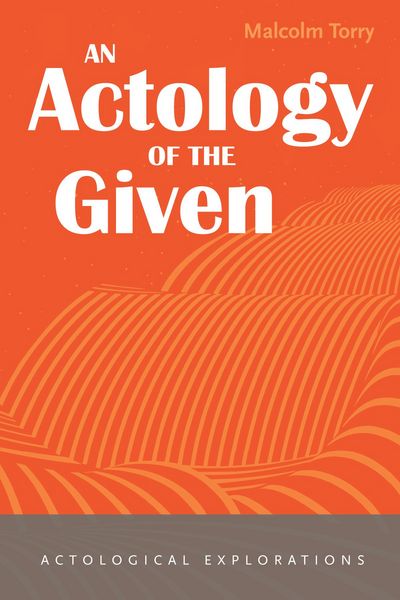 Produktbild: An Actology of the Given