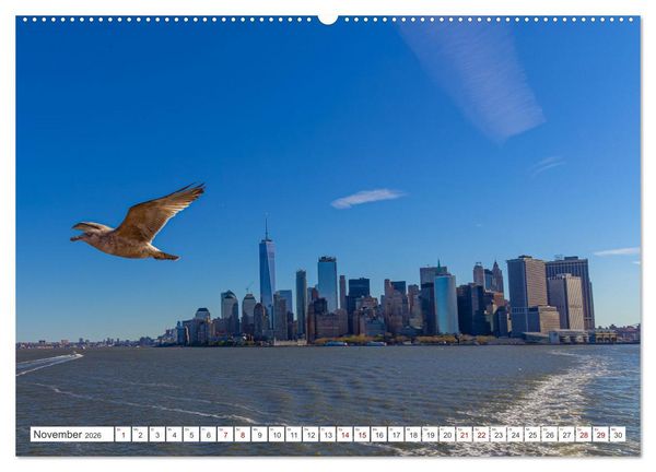 Produktbild: New York City Manhattan Perspektiven (Wandkalender 2026 DIN A2 quer), CALVENDO Monatskalender