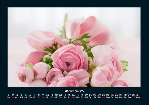 Produktbild: Rosen-Kalender 2025 Fotokalender DIN A4