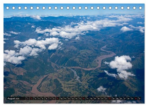 Produktbild: Kolumbien Impressionen (Tischkalender 2026 DIN A5 quer), CALVENDO Monatskalender