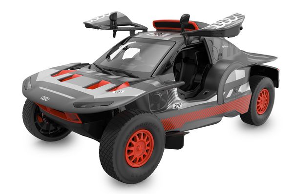 Produktbild: AUDI RS Q e-tron Diecast 1:24 grau T&uuml;r manuell