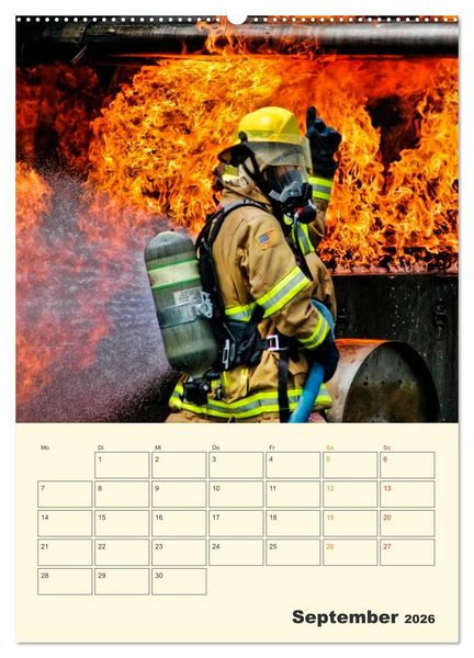 Produktbild: Feuerwehr - im Einsatz weltweit (hochwertiger Premium Wandkalender 2026 DIN A2 hoch), Kunstdruck in Hochglanz