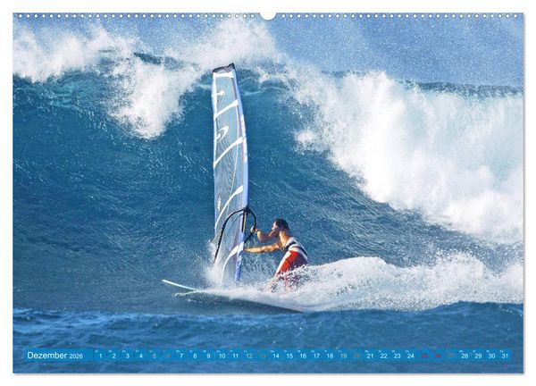 Produktbild: Windsurfen: Wasser, Gischt und Wellen - Edition Funsport (hochwertiger Premium Wandkalender 2026 DIN A2 quer), Kunstdruck in Hochglanz