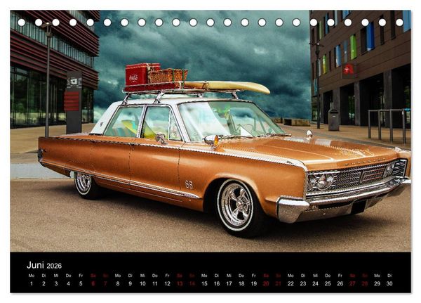 Produktbild: American Automobile (Tischkalender 2026 DIN A5 quer), CALVENDO Monatskalender