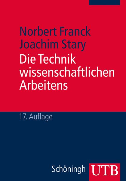 Produktbild: Die Technik wissenschaftlichen Arbeitens