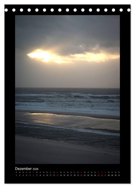 Produktbild: Geheimnisvolles Sylt 2026 (Tischkalender 2026 DIN A5 hoch), CALVENDO Monatskalender