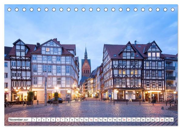 Produktbild: Hannover - Momente einer Reise (Tischkalender 2027 DIN A5 quer), CALVENDO Monatskalender