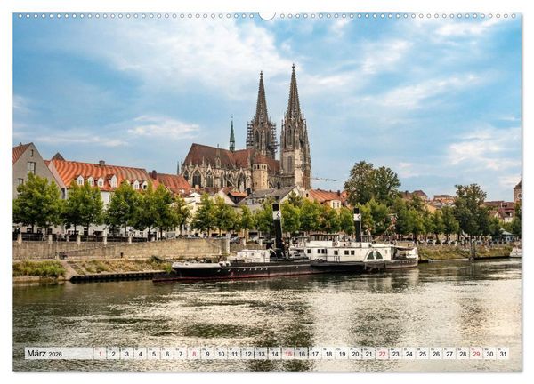 Produktbild: Die Donau zwischen Weltenburg und Passau (Wandkalender 2026 DIN A2 quer), CALVENDO Monatskalender