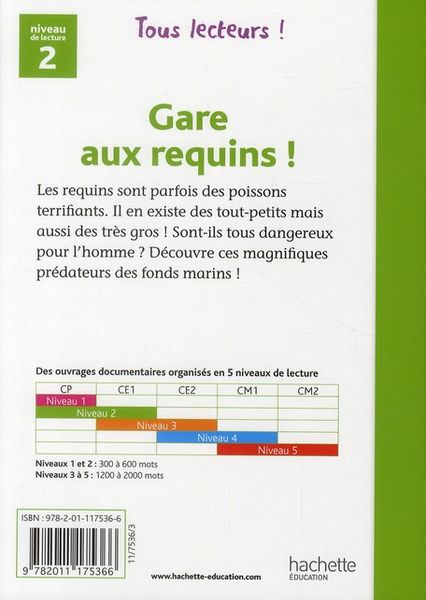 Produktbild: Tous Lecteurs !; Gare aux Requins ; Niveau 2