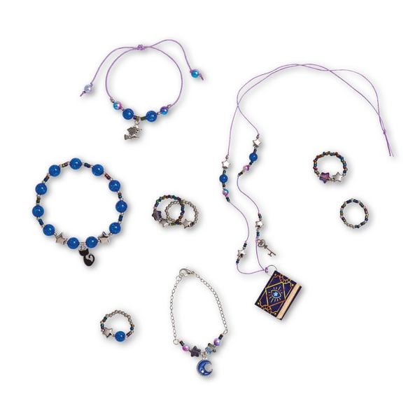 Bastel-Schmuckset 'Zauberschule' (8 Schmuckstücke)