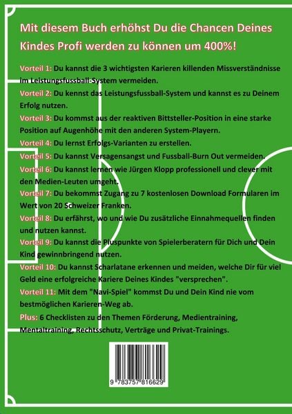 Produktbild: Unser Kind will Fussball-Profi werden