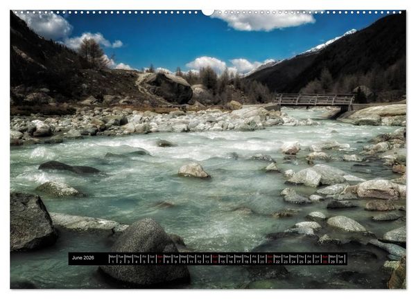 Produktbild: Landscapes of Swiss Alps (High Quality Premium Wall Calendar 2026 DIN A2 landscape),CALVENDO 12 Month Wall Calendar