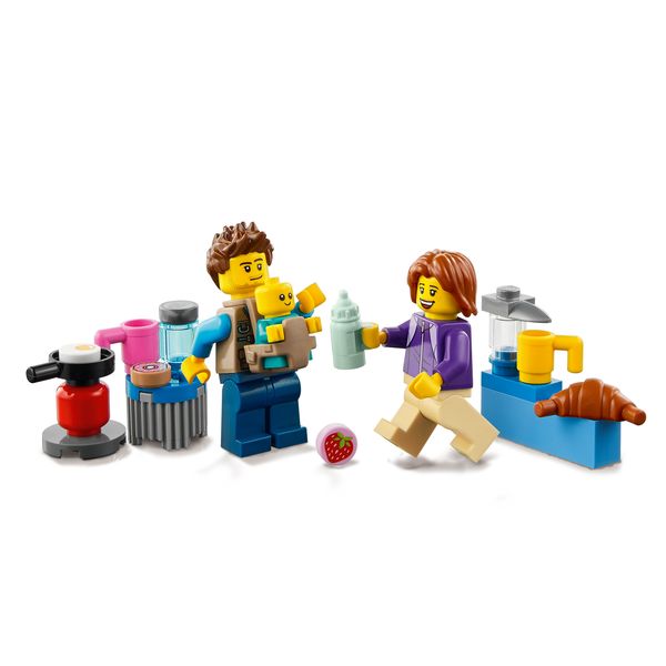 LEGO City Starke Fahrzeuge 60283 Ferien-Wohnmobil Spielzeug Campingbus