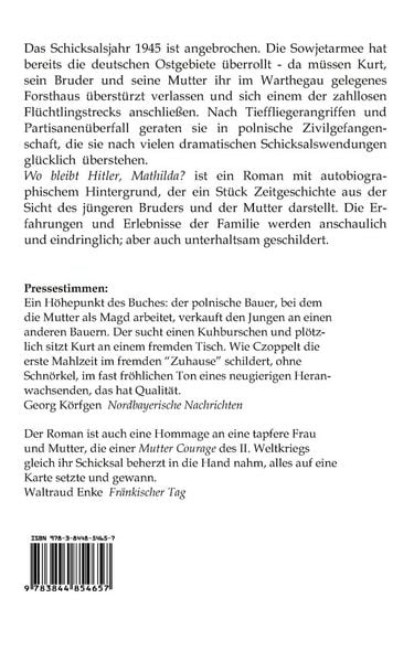 Produktbild: Wo bleibt Hitler, Mathilda?