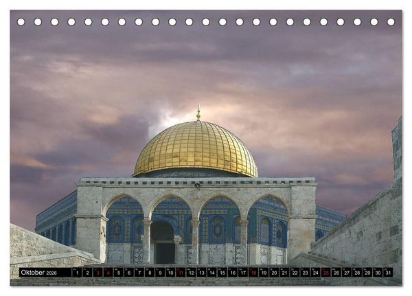 Produktbild: Jerusalem, die heilige Stadt (Tischkalender 2026 DIN A5 quer), CALVENDO Monatskalender