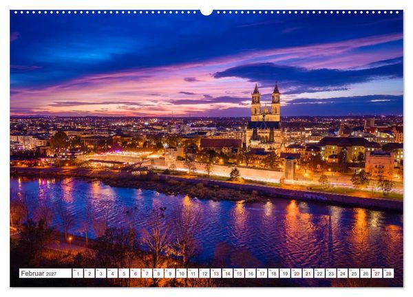 Produktbild: Domperspektiven: Magdeburger Dom - Neu gesehen 2027 (hochwertiger Premium Wandkalender 2027 DIN A2 quer), Kunstdruck in Hochglanz