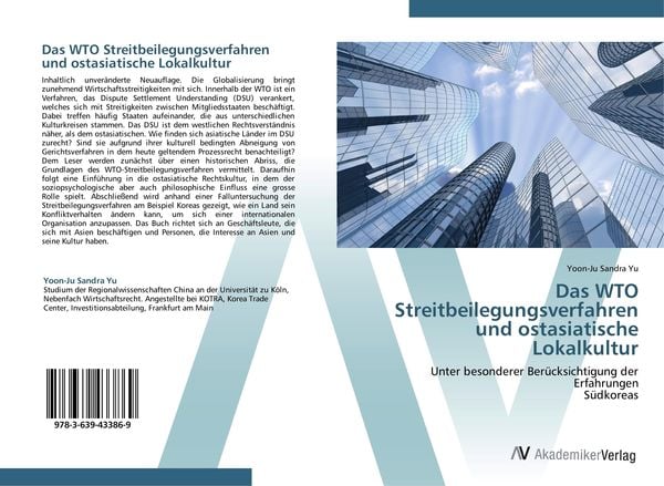 Produktbild: Das WTO Streitbeilegungsverfahren und ostasiatische Lokalkultur