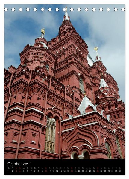 Produktbild: Moskau - Moscow - Ein Stadtportr&auml;t (Tischkalender 2026 DIN A5 hoch), CALVENDO Monatskalender