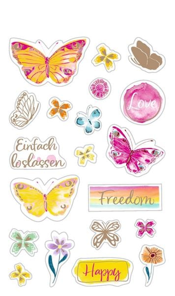 Produktbild: Stickerbogen mit 100 Stickern