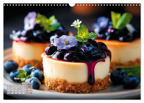 Produktbild: S&uuml;&szlig;e Verf&uuml;hrungen - Exquisite Desserts (Wandkalender 2026 DIN A3 quer), CALVENDO Monatskalender
