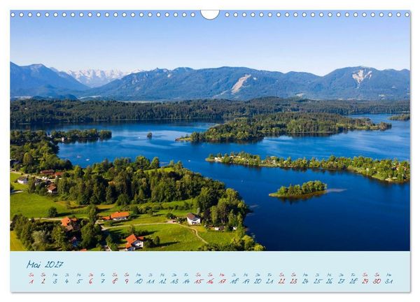 Produktbild: Die Seen Oberbayerns Juwelen der Natur (Wandkalender 2027 DIN A3 quer), CALVENDO Monatskalender