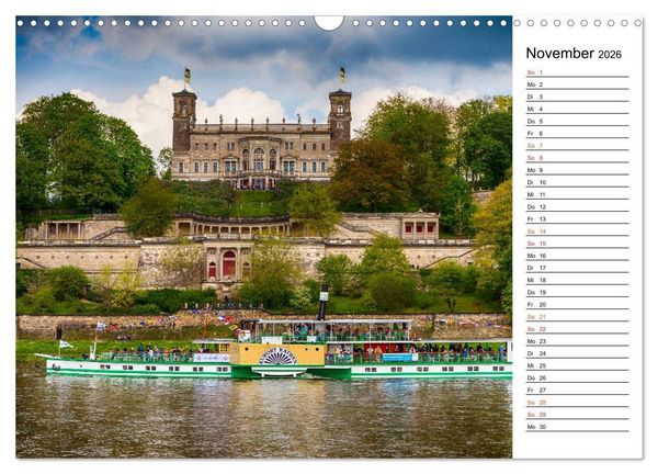 Produktbild: Schaufelraddampfer (Wandkalender 2026 DIN A3 quer), CALVENDO Monatskalender