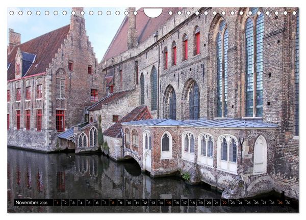 Produktbild: Br&uuml;gge - Venedig des Nordens (Wandkalender 2026 DIN A4 quer), CALVENDO Monatskalender