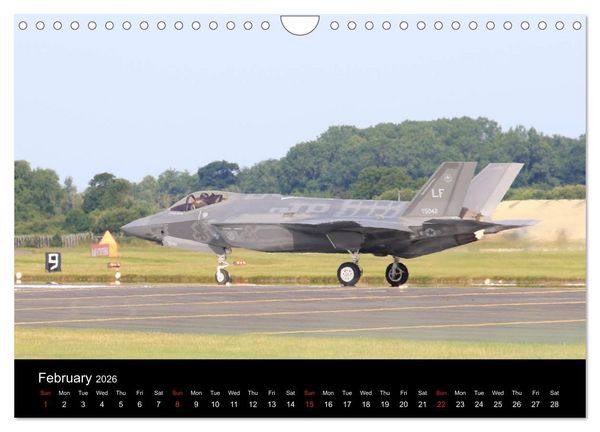 Produktbild: Lockheed Martin F35 Stealth Fighter (Wall Calendar 2026 DIN A4 landscape), CALVENDO 12 Month Wall Calendar