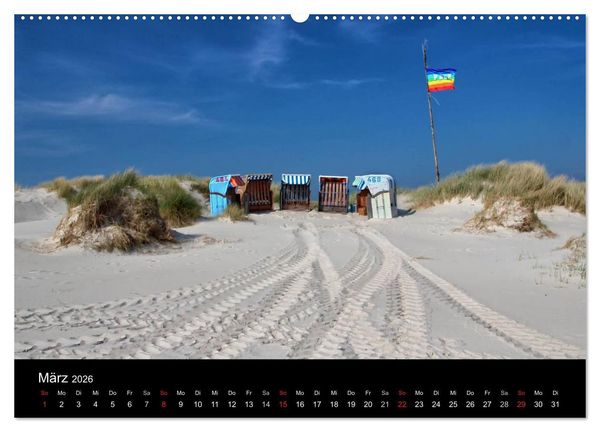 Produktbild: Amrum, Perle der Nordsee (Wandkalender 2026 DIN A2 quer), CALVENDO Monatskalender
