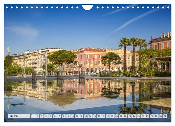 Produktbild: C&Ocirc;TE D&rsquo;AZUR Bezaubernde Orte (Wandkalender 2026 DIN A4 quer), CALVENDO Monatskalender