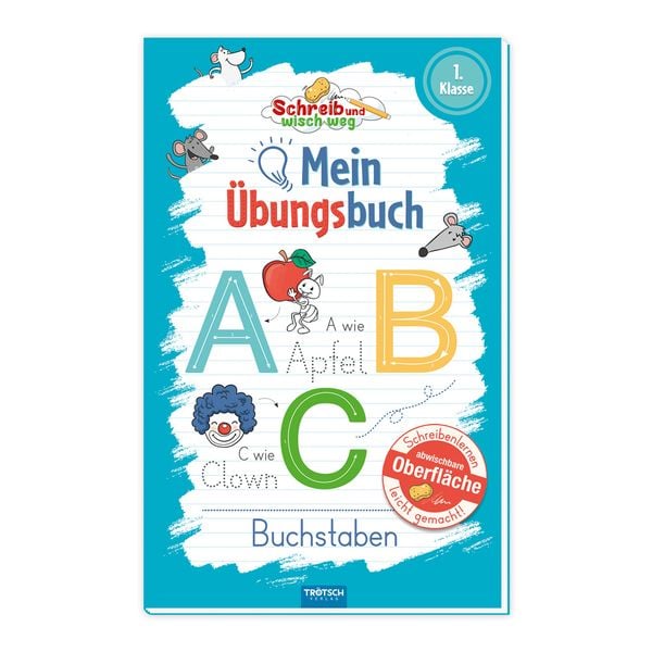 Produktbild: Tr&ouml;tsch Mein &Uuml;bungsbuch Schreib und wisch weg Buchstaben
