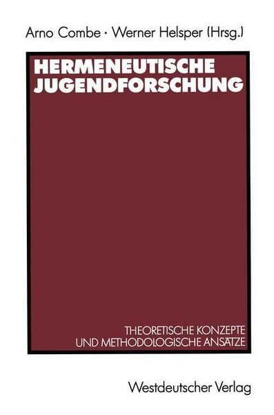 Produktbild: Hermeneutische Jugendforschung