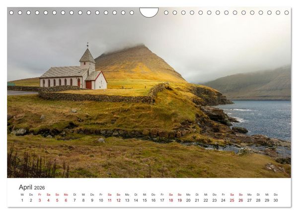 Produktbild: F&Auml;R&Ouml;ER INSELN - Herbstlichter (Wandkalender 2026 DIN A4 quer), CALVENDO Monatskalender