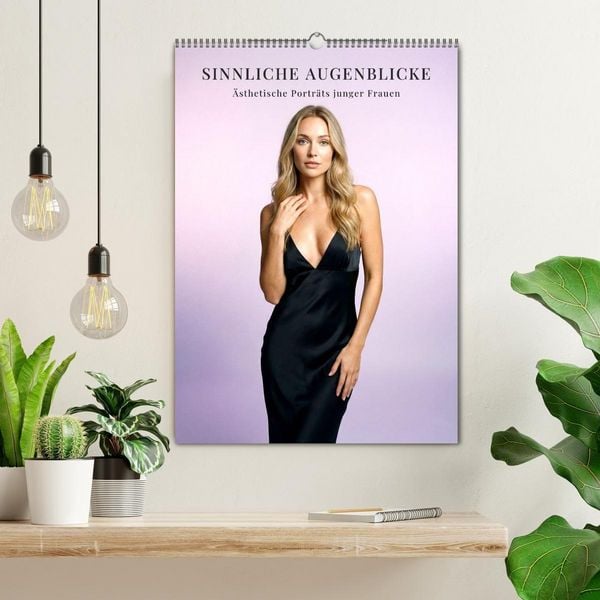 Produktbild: Sinnliche Augenblicke - &Auml;sthetische Portr&auml;ts junger Frauen (Wandkalender 2027 DIN A2 hoch), CALVENDO Monatskalender