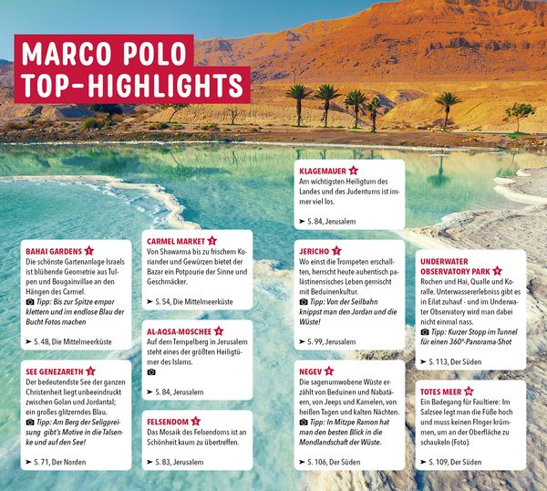 MARCO POLO Reiseführer Israel, Palästina