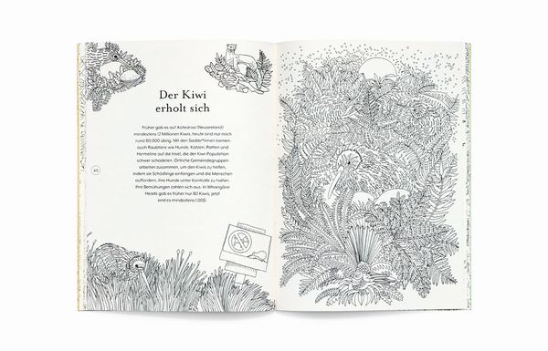 Produktbild: Die R&uuml;ckkehr der Wildnis. Ausmalbuch