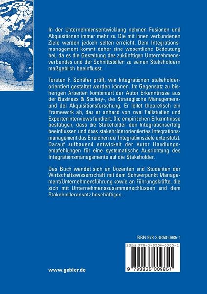 Produktbild: Stakeholderorientiertes Integrationsmanagement bei Fusionen und Akquisitionen