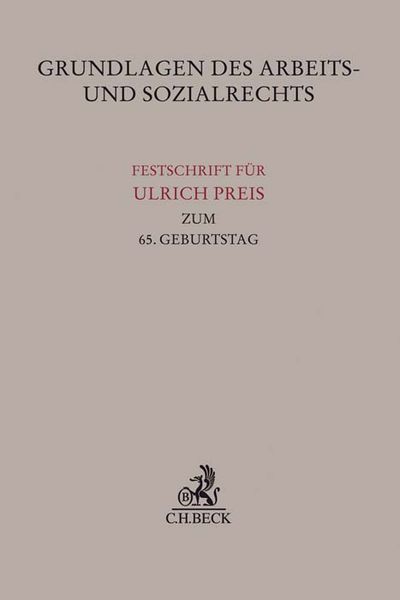 Produktbild: Grundlagen des Arbeits- und Sozialrechts